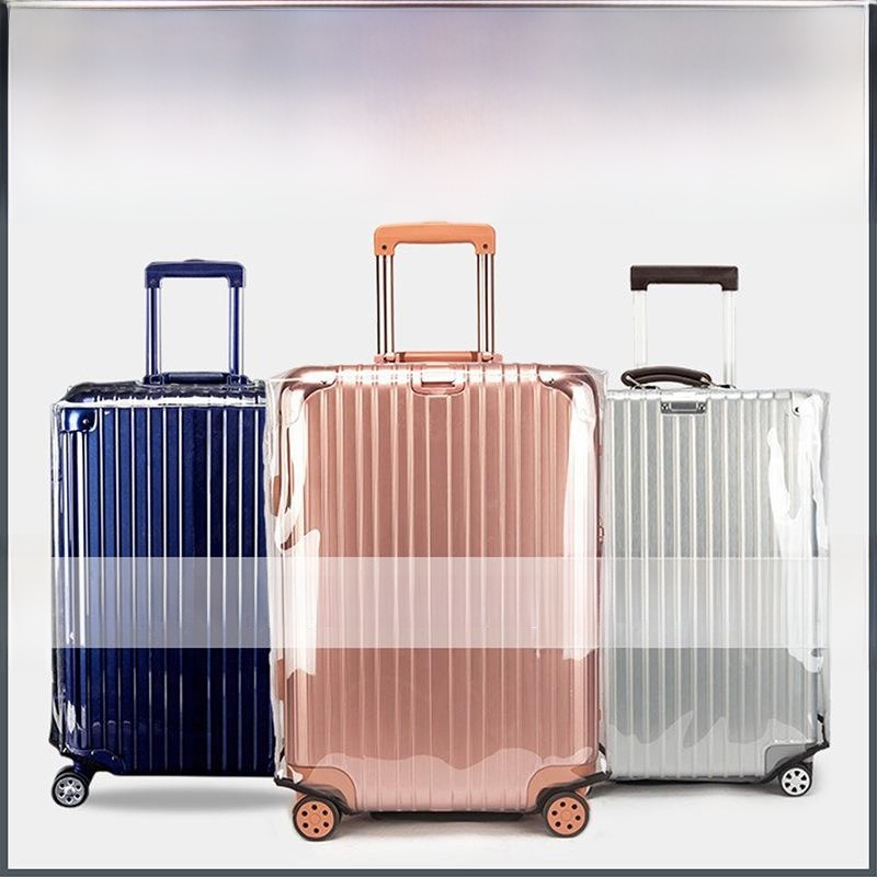 Luggage Protective Cover Transparent - Funda Protectora Transparente para Equipaje, a