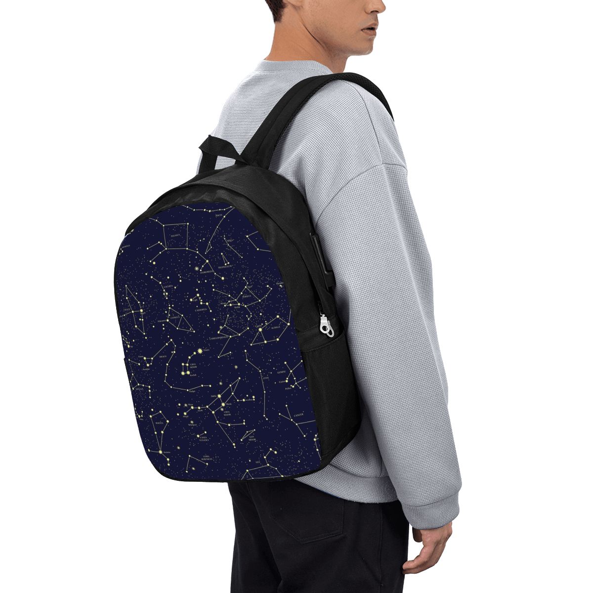 Backpacks - Mochila con estampado de cielo nocturno,