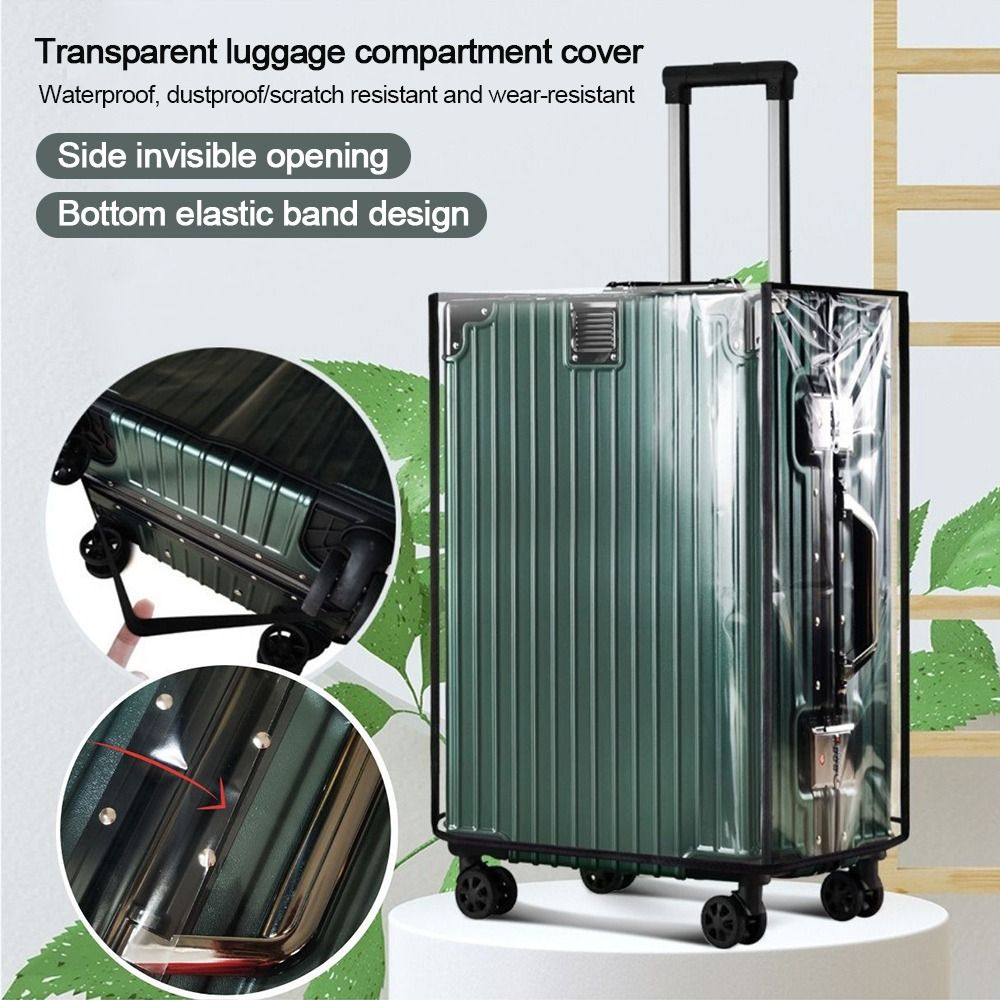 Waterproof Suitcase Cover Protector - Funda Protectora para Equipaje Transparente y