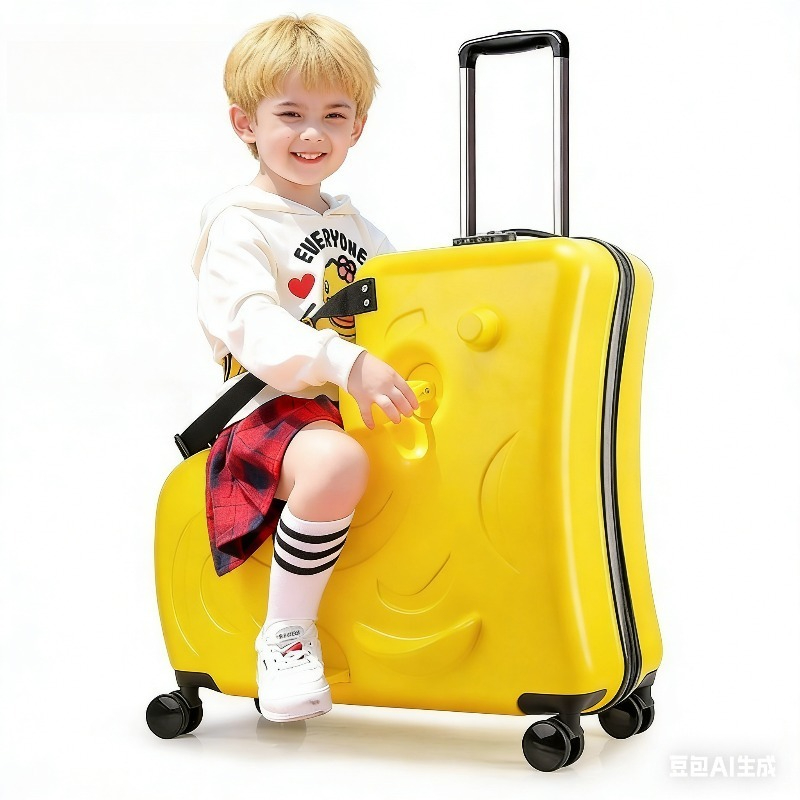 Kids Ride On Suitcase Scooter - Maleta infantil con ruedas, scooter, equipaje
