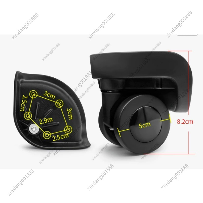 Silent Replacement Luggage Wheels - Ruedas de Repuesto para Maletas DISSONA,