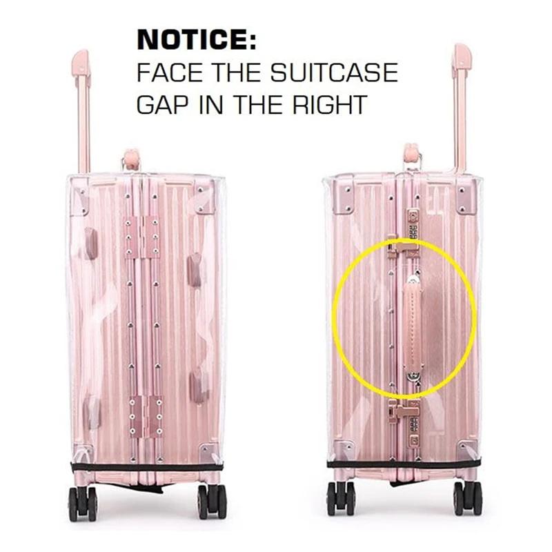 Protector de maleta de PVC tra - Luggage Protective Cover Transparent reseña y precio