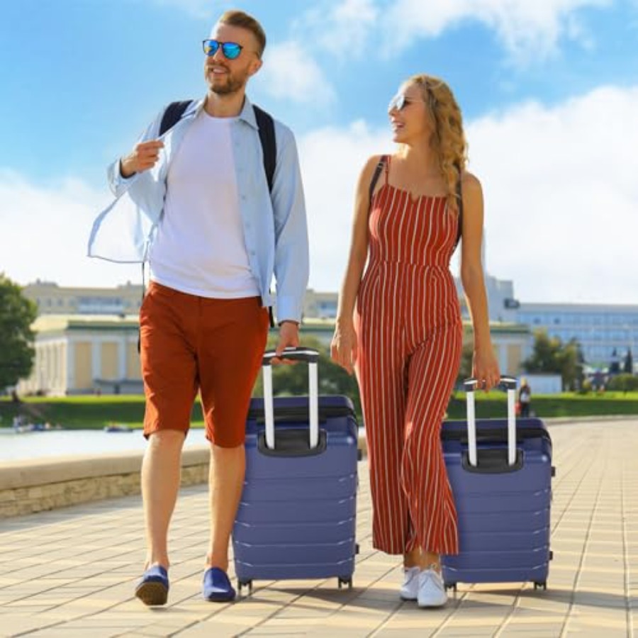 Juego de 3 Maletas para Viaje: - Expandable Hard Shell Luggage Set reseña y precio
