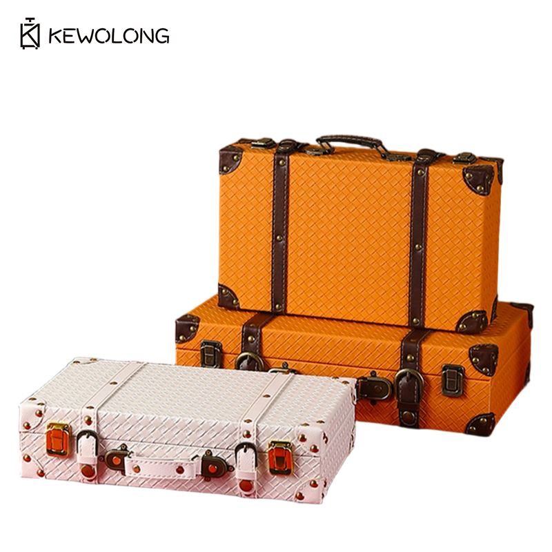 Maleta de Almacenamiento Retro - Retro Vintage Trunk Suitcase reseña y precio