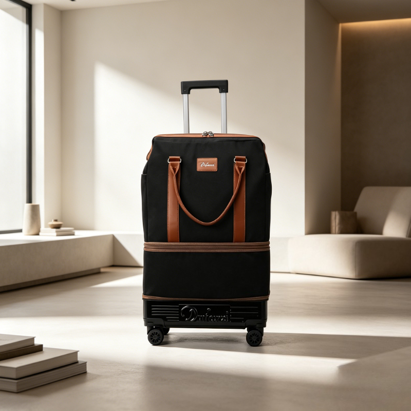 Bolsa de Viaje Plegable con Ru - Foldable Rolling Luggage Bag reseña y precio