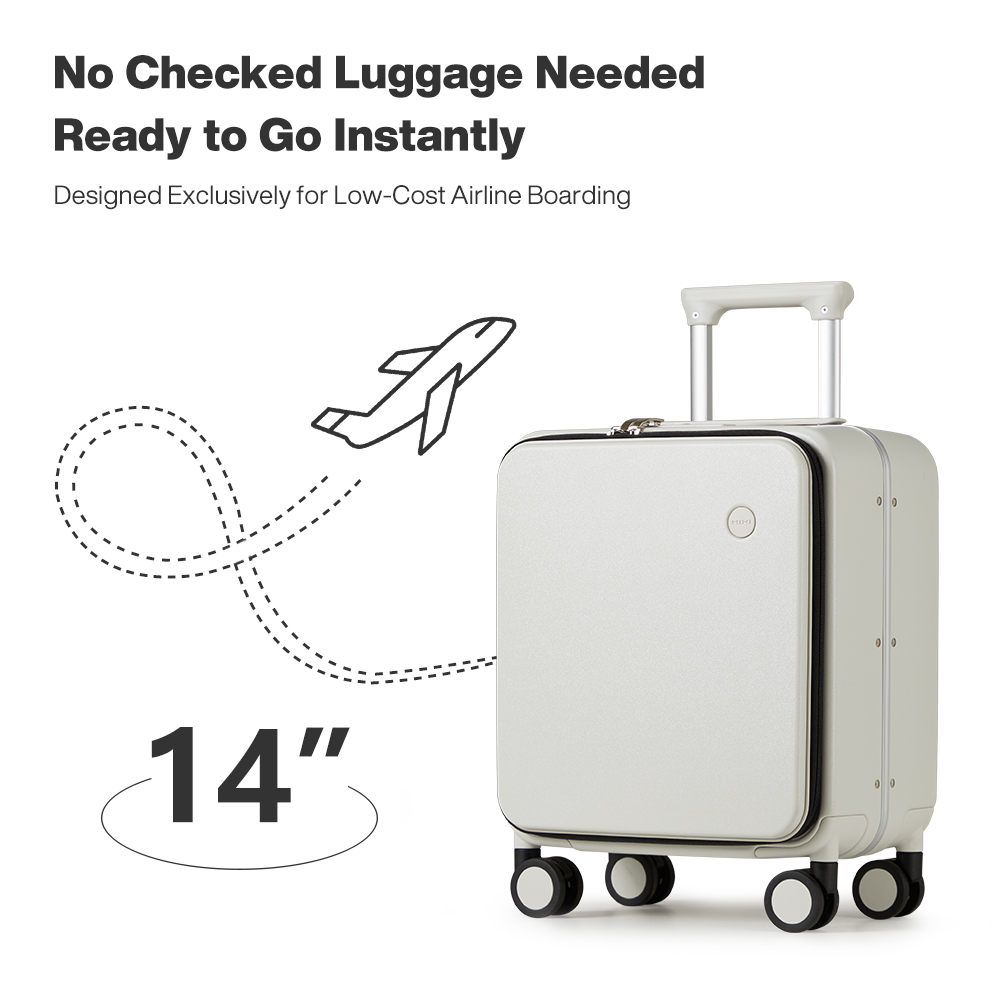 Maleta rígida de policarbonato - Aluminum Frame Carry On Luggage reseña y precio