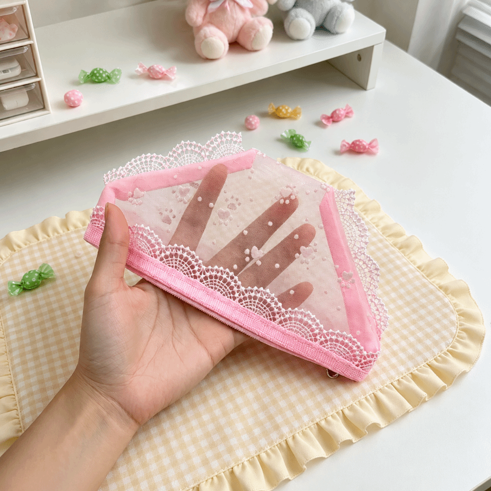 Práctico neceser de encaje con - Cosmetic Bags reseña y precio