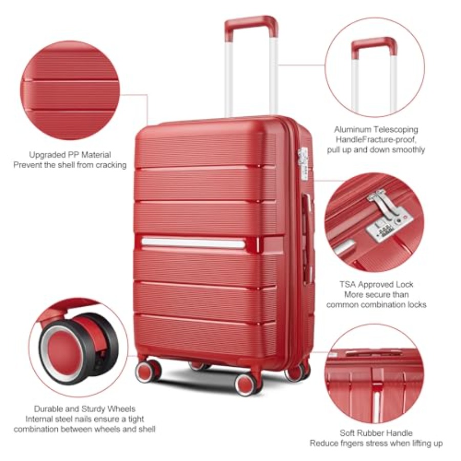 Juego de Maletas Expandibles d - Expandable Hard Shell Luggage Set reseña y precio