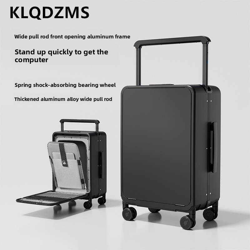 KLQDZMS maleta para hombre 20  - Spinner Wheel Rolling Suitcase 20 Inch reseña y precio