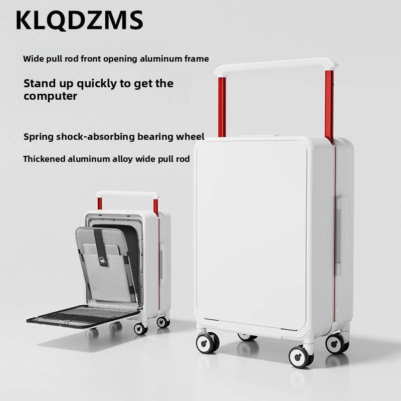 KLQDZMS maleta para hombre 20  - Spinner Wheel Rolling Suitcase 20 Inch reseña y precio