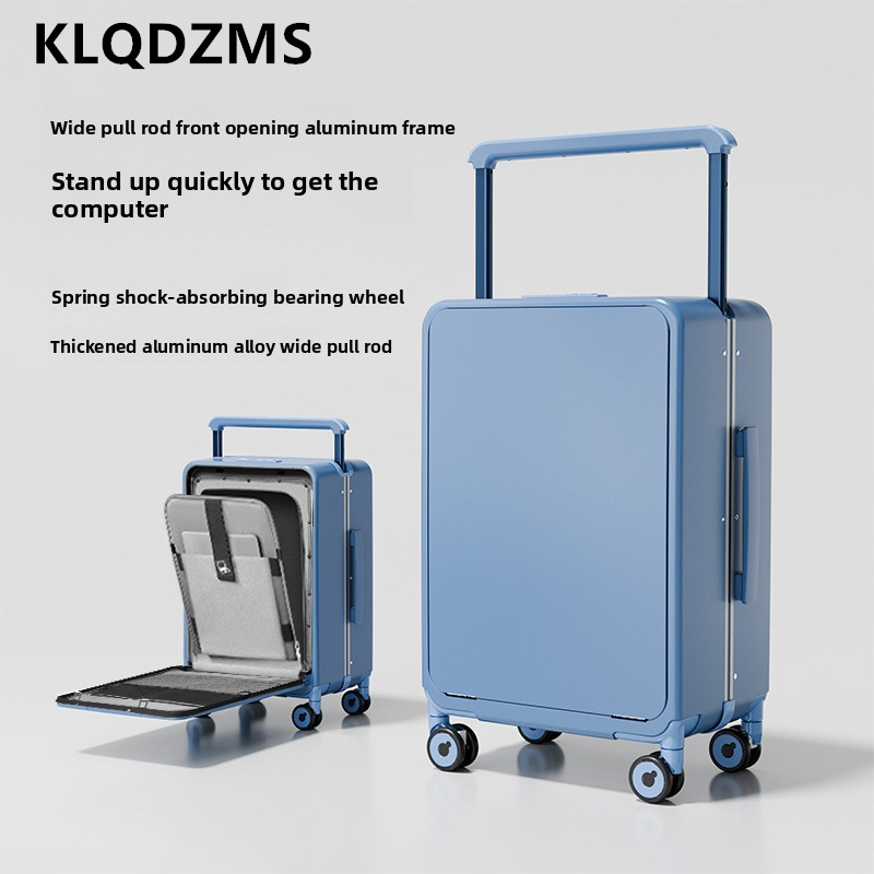 KLQDZMS maleta para hombre 20  - Spinner Wheel Rolling Suitcase 20 Inch reseña y precio