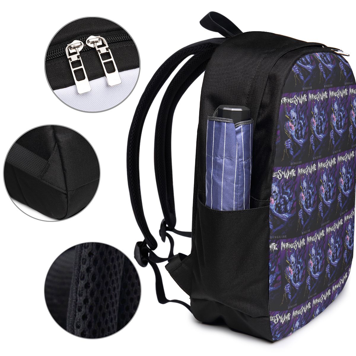 Mochila Motionless In White, b - Backpacks reseña y precio