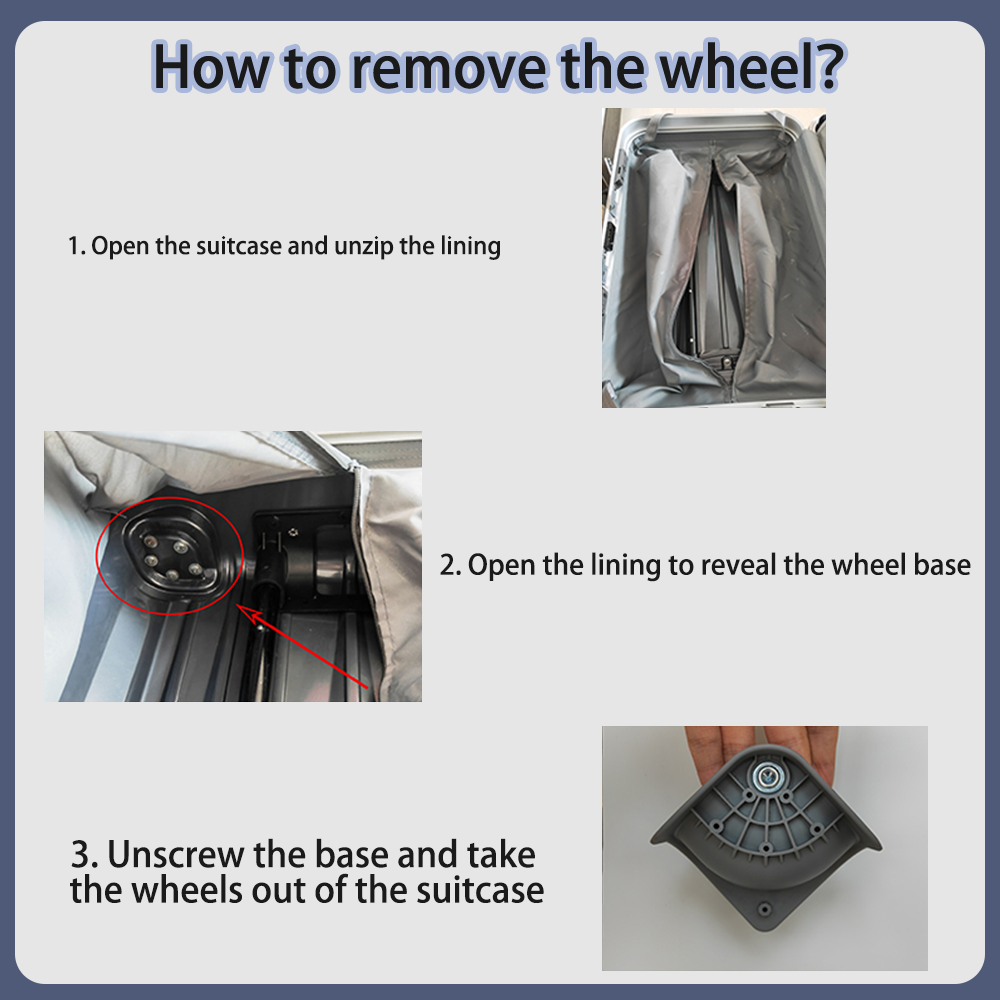 Rueda universal HINOMOTO HRD02 - Silent Replacement Luggage Wheels reseña y precio