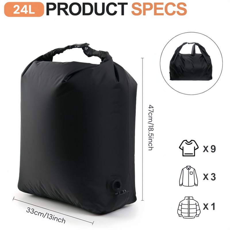 A25F-Reusables Organizador de  - Foldable Rolling Luggage Bag reseña y precio