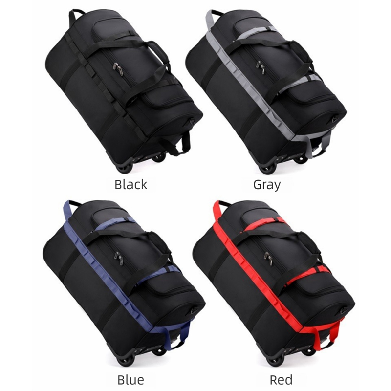 Bolsa de lona plegable resiste - Foldable Rolling Luggage Bag reseña y precio