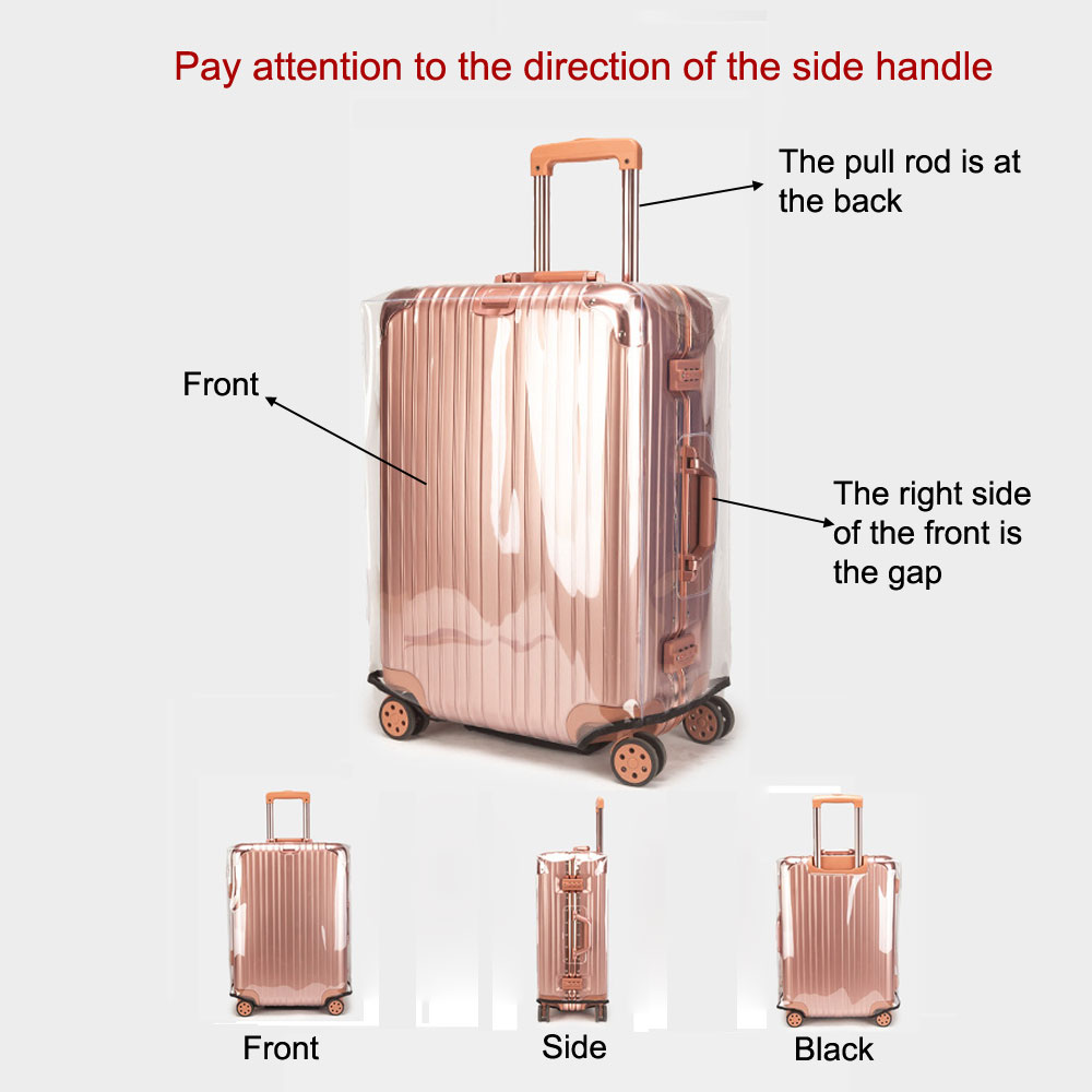 Cubierta de equipaje de PVC tr - Luggage Protective Cover Transparent reseña y precio