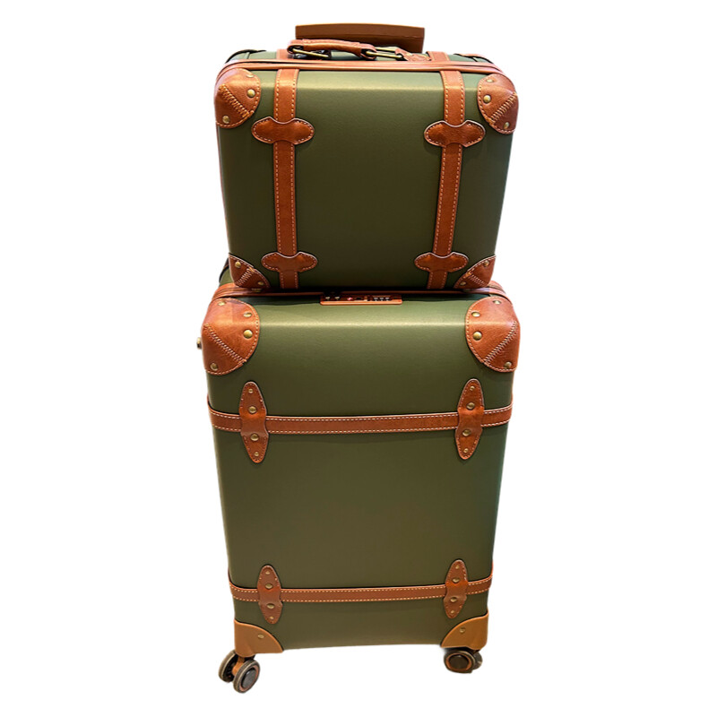 Maleta Vintage de cuero PU par - Retro Vintage Trunk Suitcase reseña y precio