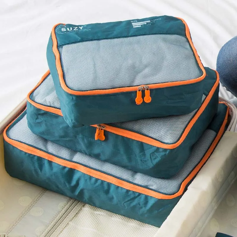 Juego de 7/6 piezas de bolsas  - Foldable Rolling Luggage Bag reseña y precio