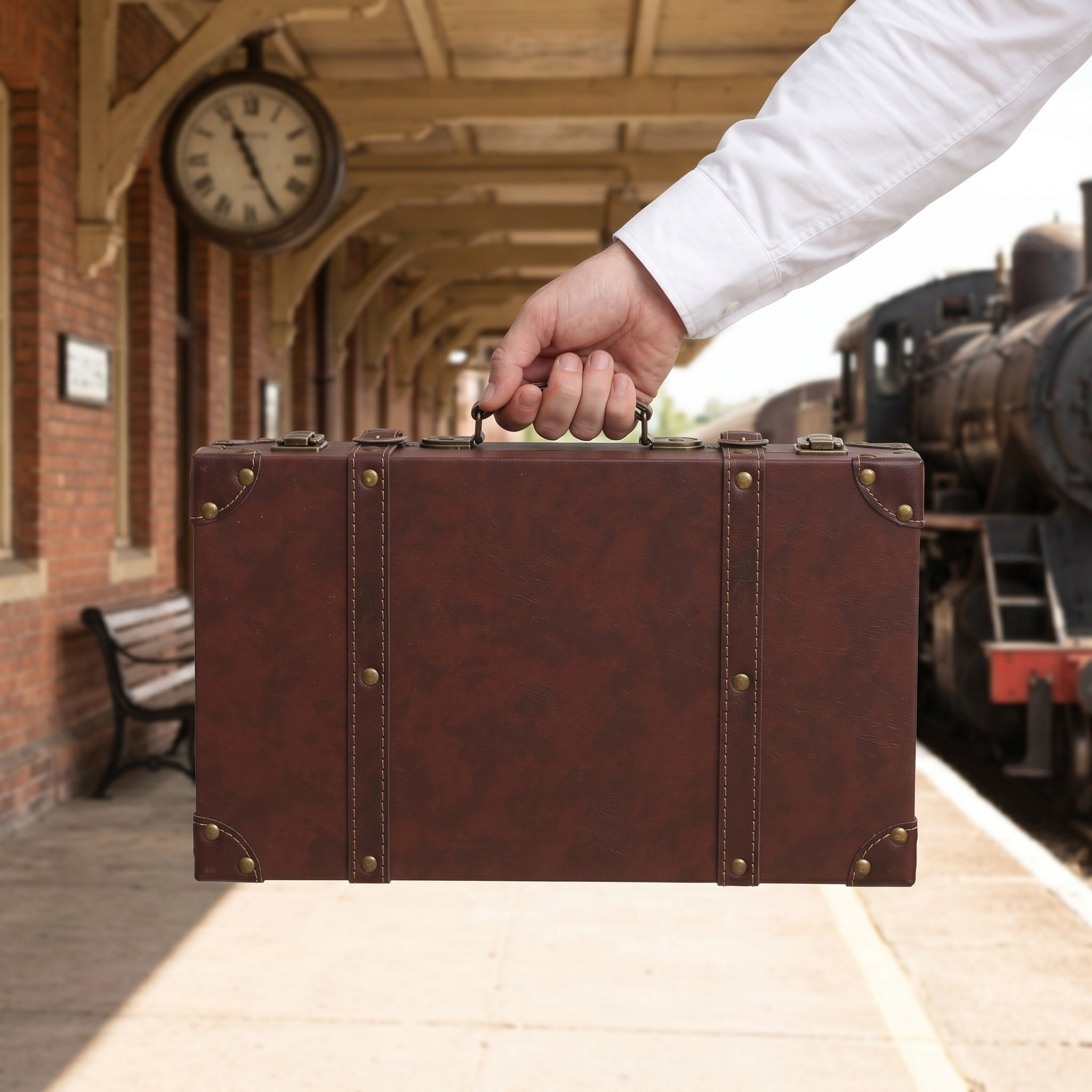 Maleta Retro Vintage, Caja de  - Retro Vintage Trunk Suitcase reseña y precio