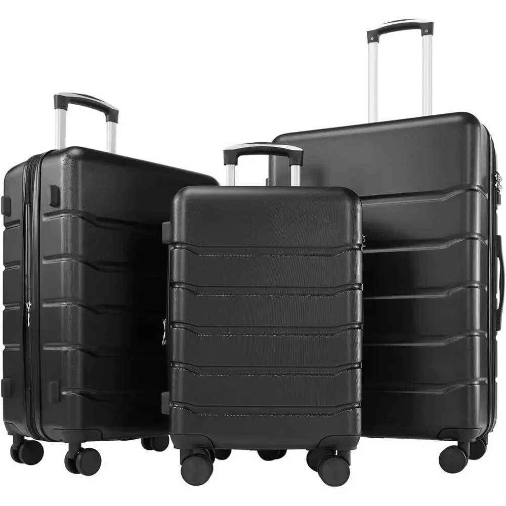 Juego de Maletas Rígidas de 3  - Expandable Hard Shell Luggage Set reseña y precio