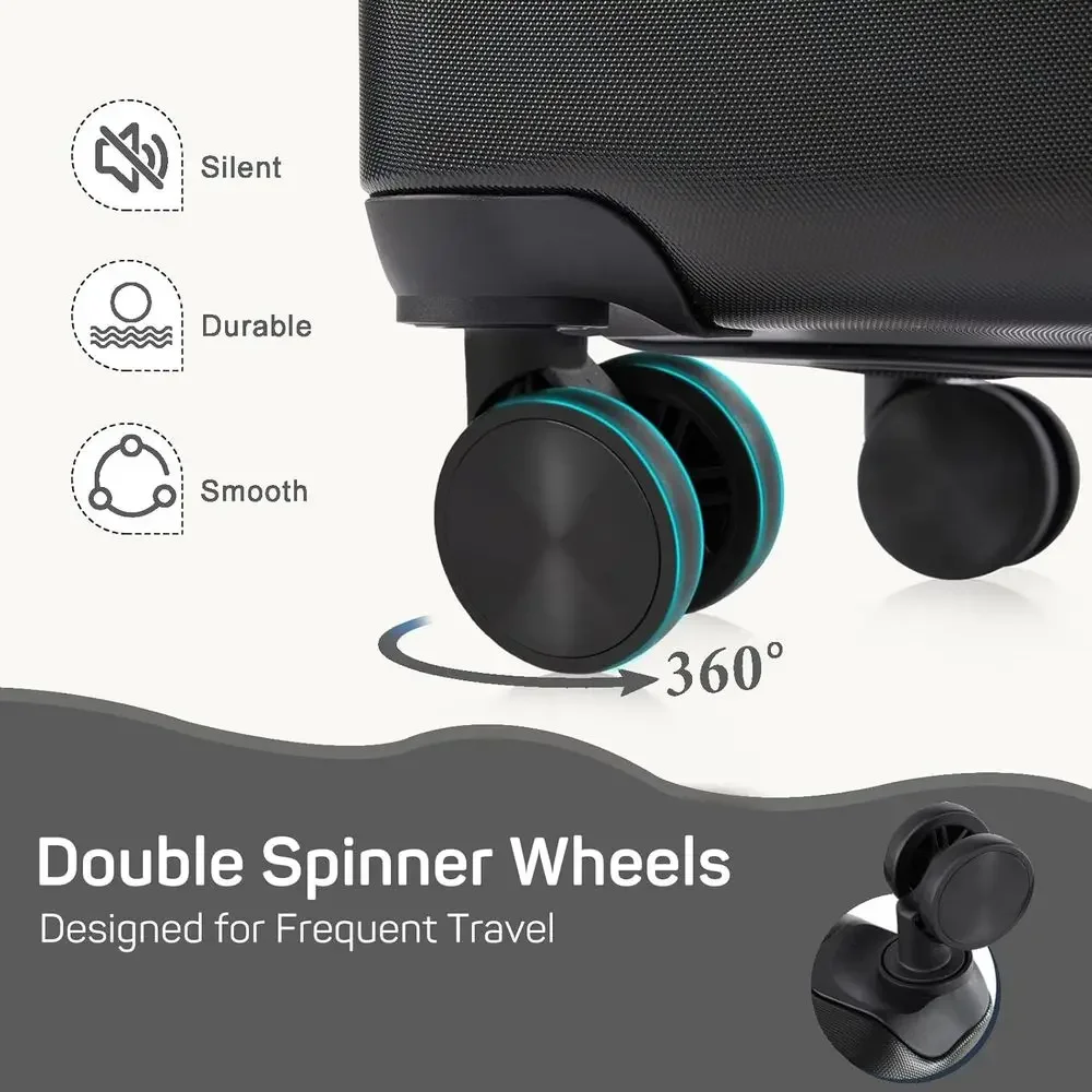 Juego de Maletas Rígidas de 3  - Expandable Hard Shell Luggage Set reseña y precio