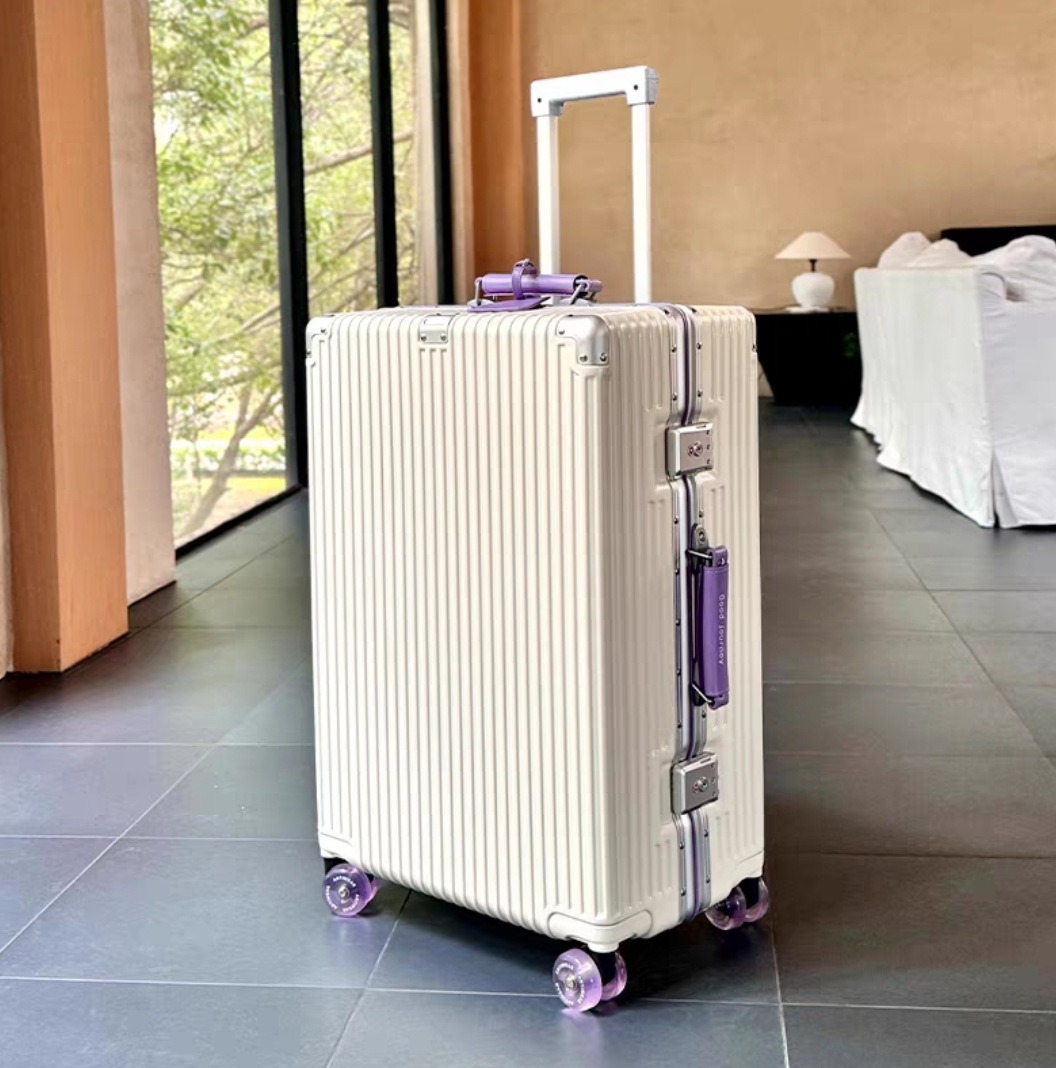 Maleta con marco de aluminio y - Aluminum Frame Carry On Luggage reseña y precio