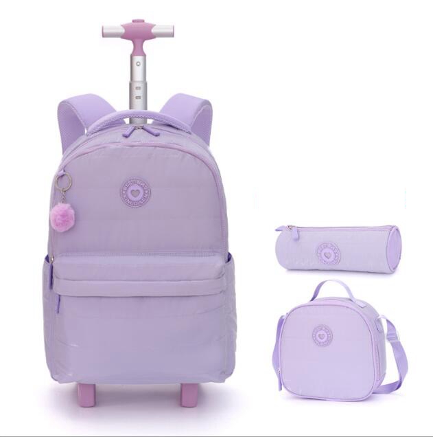 Mochila escolar con ruedas de  - Foldable Rolling Luggage Bag reseña y precio