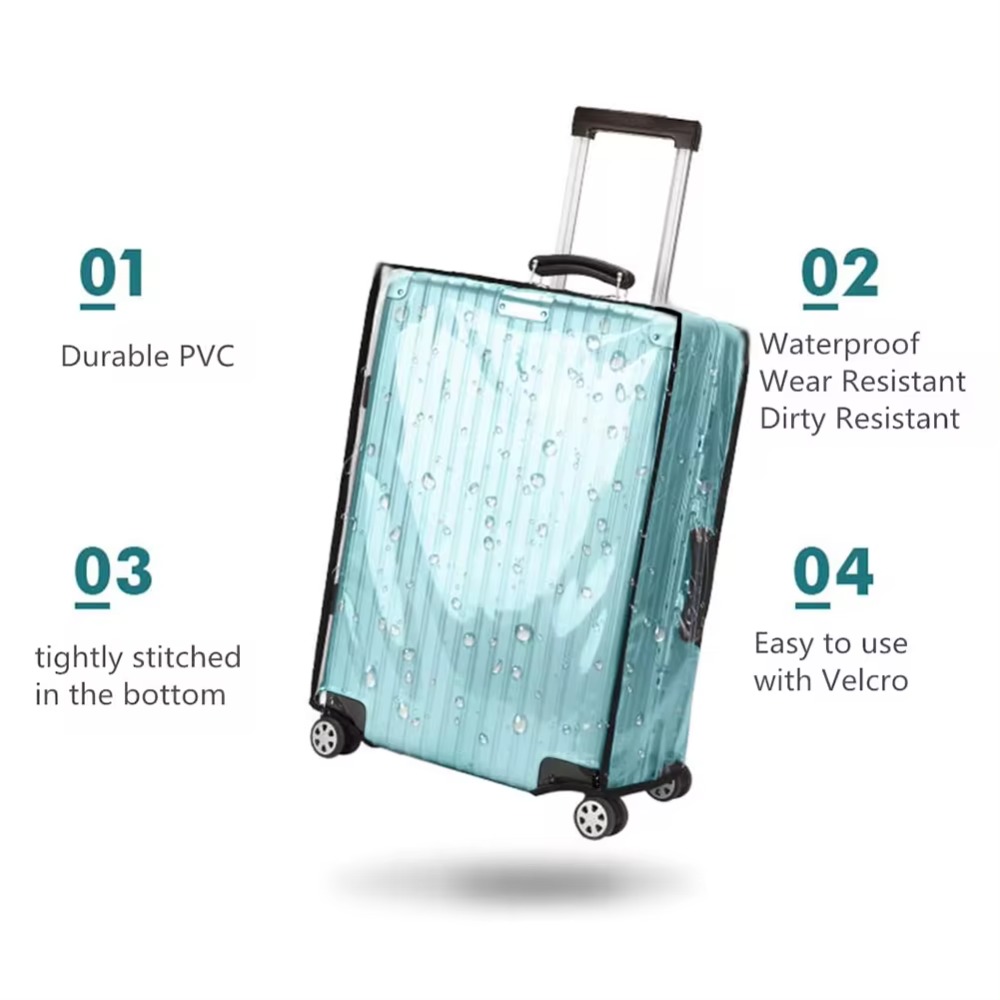Nueva funda protectora de equi - Luggage Protective Cover Transparent reseña y precio