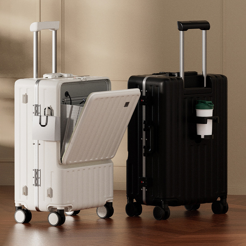 Equipaje multifuncional con ap - Aluminum Frame Carry On Luggage reseña y precio