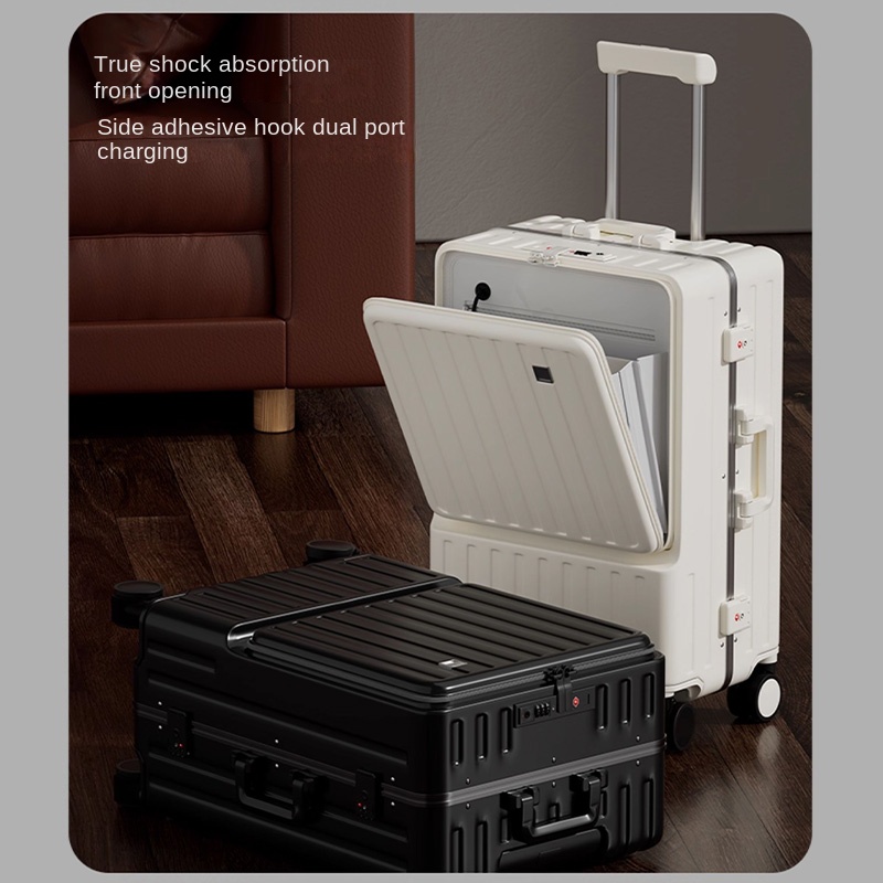 Equipaje multifuncional con ap - Aluminum Frame Carry On Luggage reseña y precio