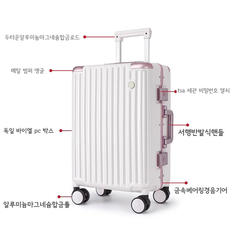 Sushimu-maleta de viaje para h - Aluminum Frame Carry On Luggage reseña y precio