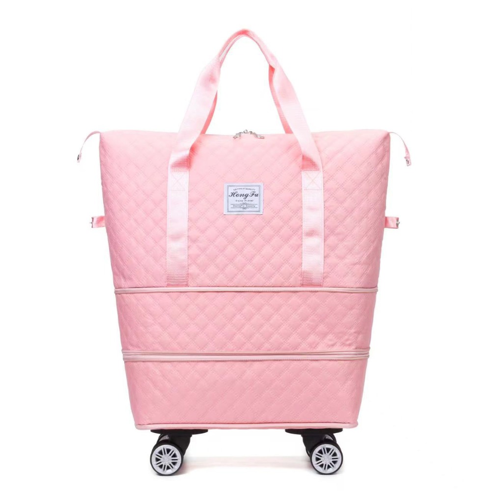 Nuevo Paquete de lona de tela  - Foldable Rolling Luggage Bag reseña y precio