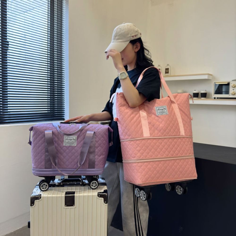 Nuevo Paquete de lona de tela  - Foldable Rolling Luggage Bag reseña y precio