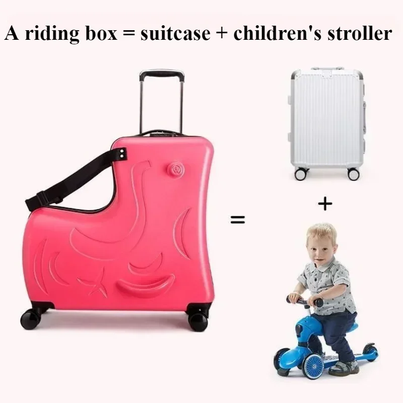 Maleta infantil con ruedas, sc - Kids Ride On Suitcase Scooter reseña y precio