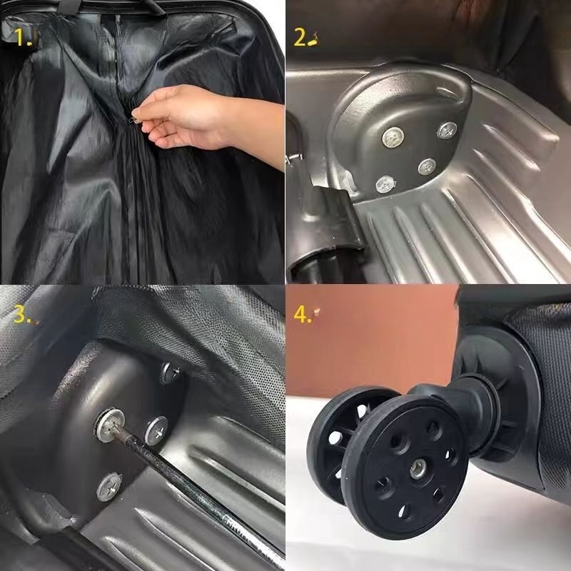Ruedas de equipaje para acceso - Silent Replacement Luggage Wheels reseña y precio