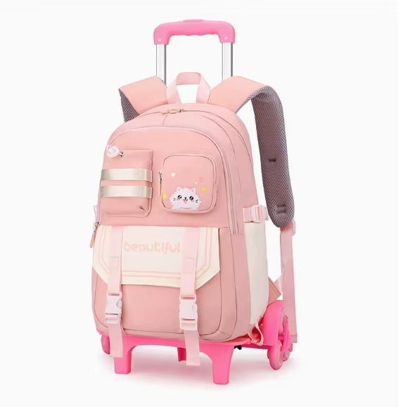Mochila escolar con ruedas par - Foldable Rolling Luggage Bag reseña y precio