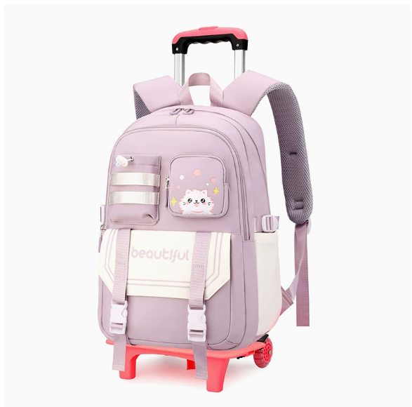Mochila escolar con ruedas par - Foldable Rolling Luggage Bag reseña y precio