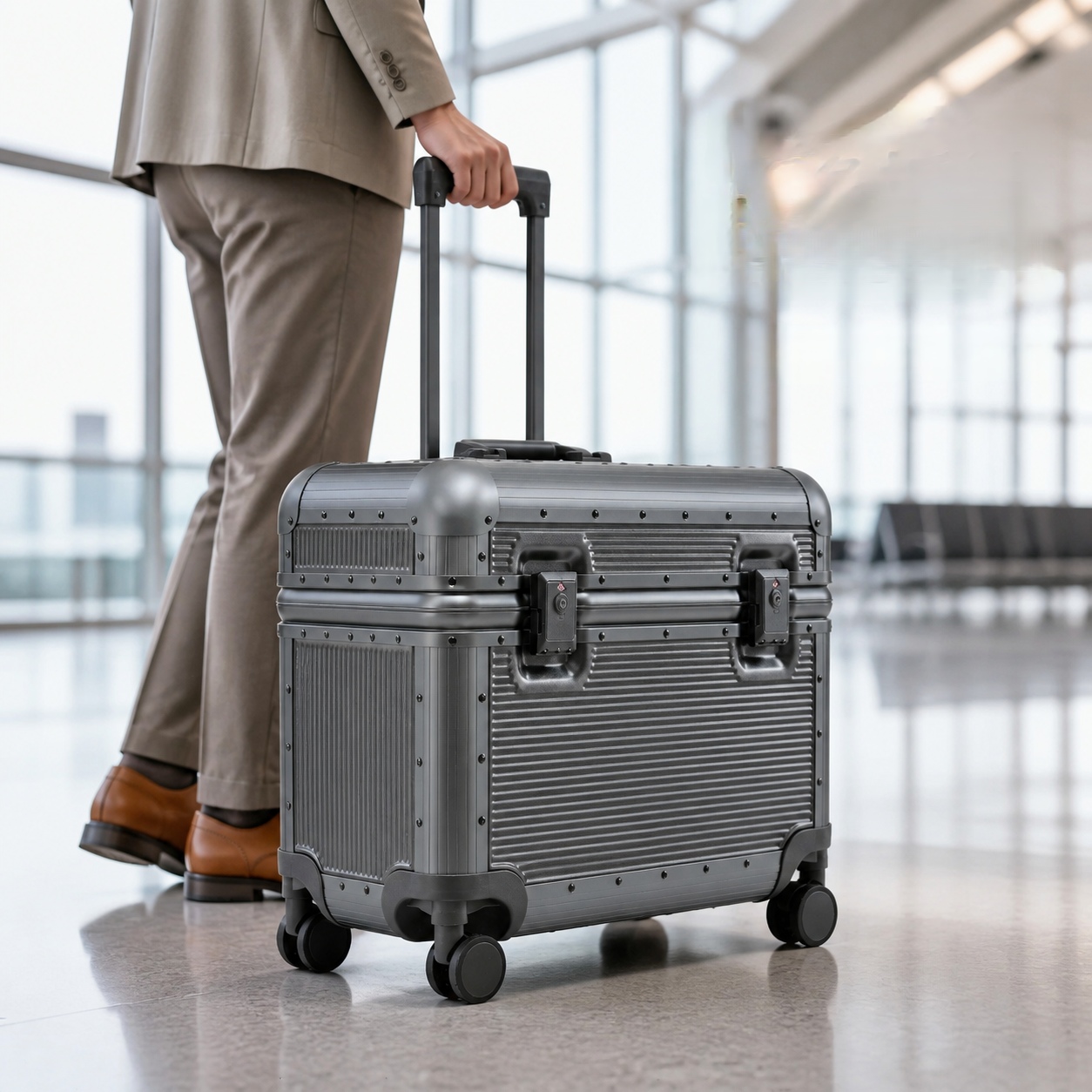 Maleta de Cabina Bunnyfly de 2 - Aluminum Frame Carry On Luggage reseña y precio