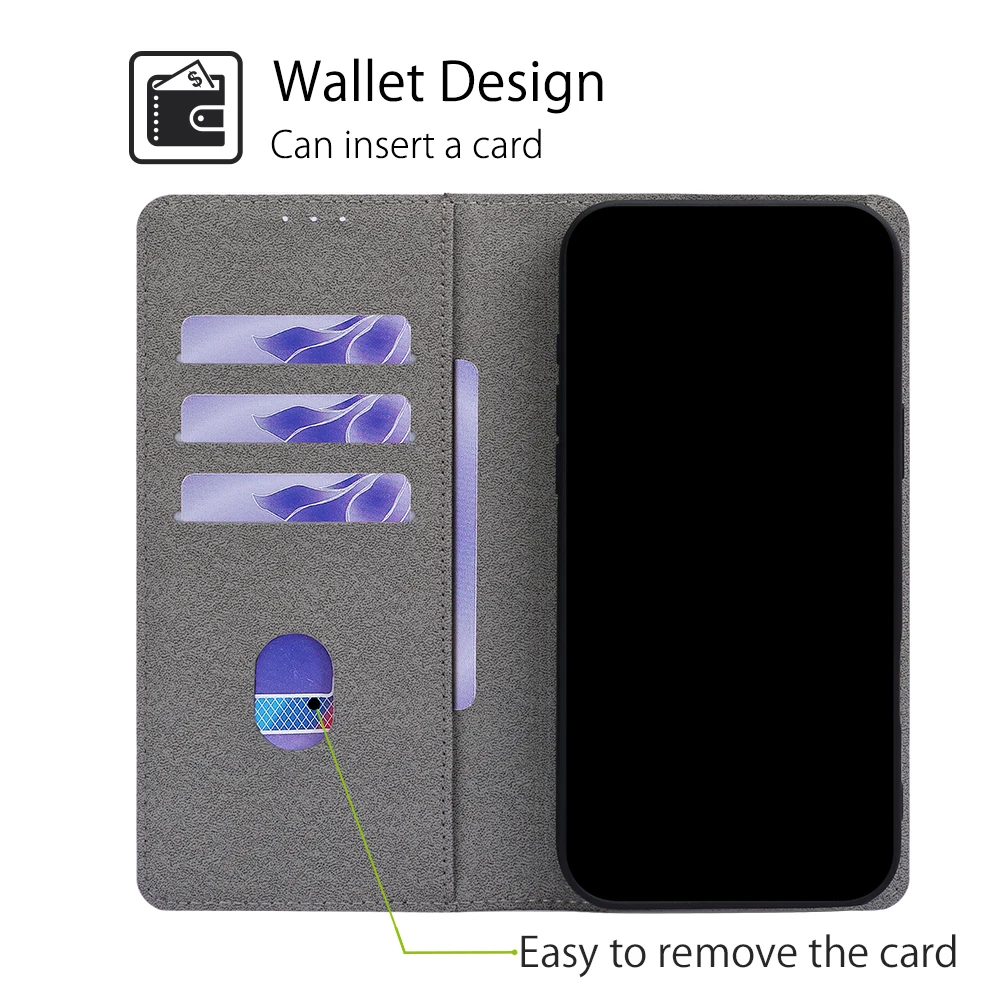 Funda de cuero con tapa magnét - Wallets reseña y precio