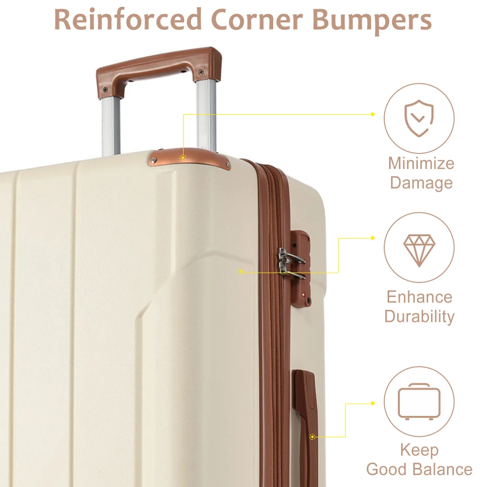 Juego de Maletas Rígidas de AB - Expandable Hard Shell Luggage Set reseña y precio