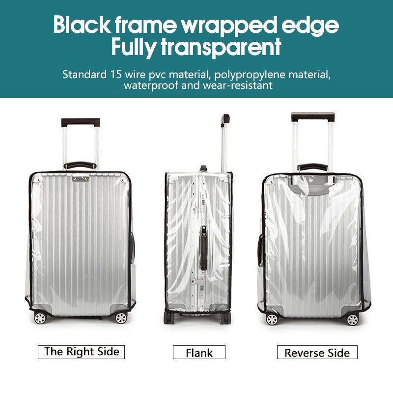 Protector de equipaje transpar - Waterproof Suitcase Cover Protector reseña y precio