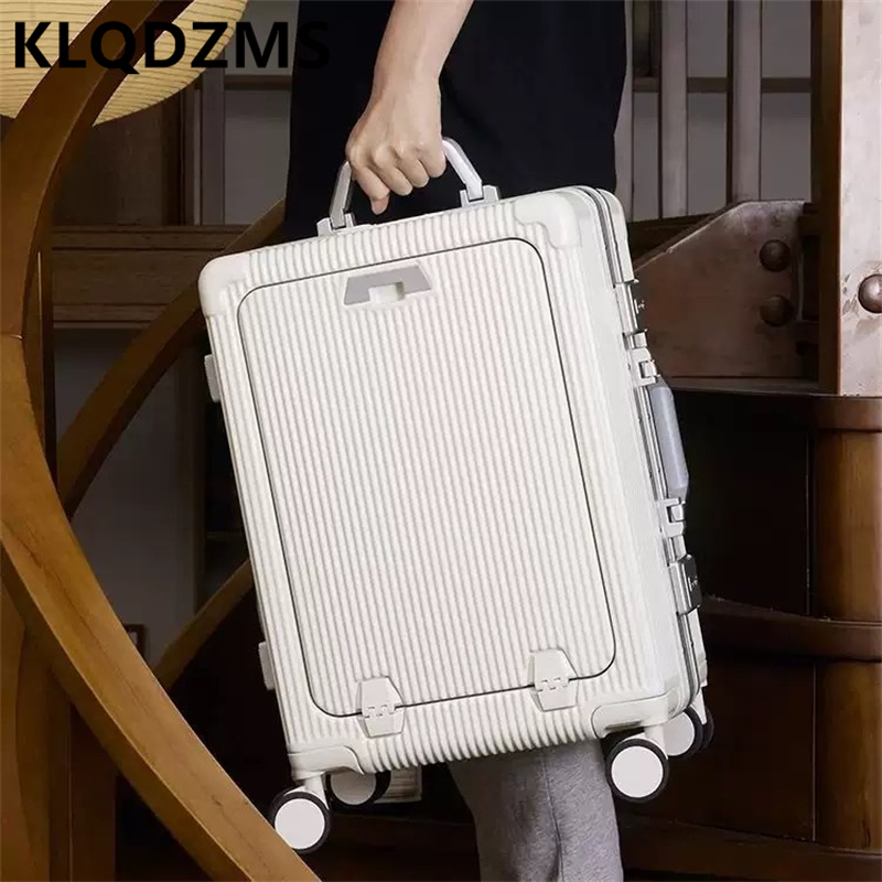 KLQDZMS Maleta de Viaje con Ma - Front Opening Laptop Luggage 24 Inch reseña y precio