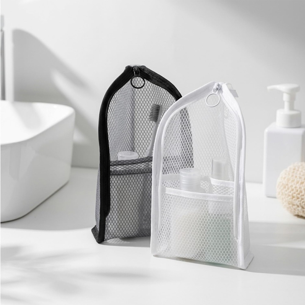 Bolsa de aseo de malla transpi - Cosmetic Bags reseña y precio