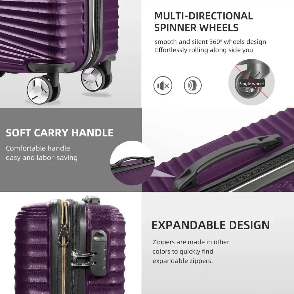 Juego de Maletas Expandibles d - Expandable Hard Shell Luggage Set reseña y precio
