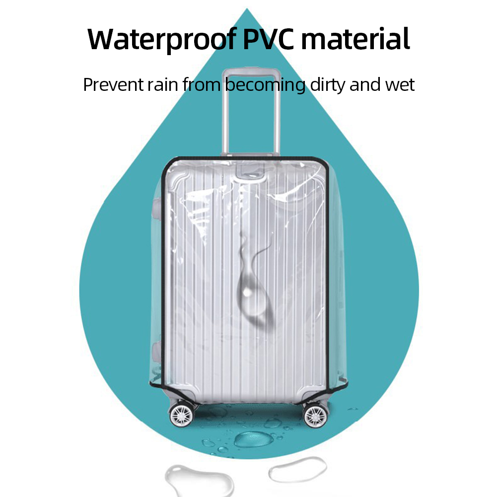 Funda protectora transparente  - Waterproof Suitcase Cover Protector reseña y precio