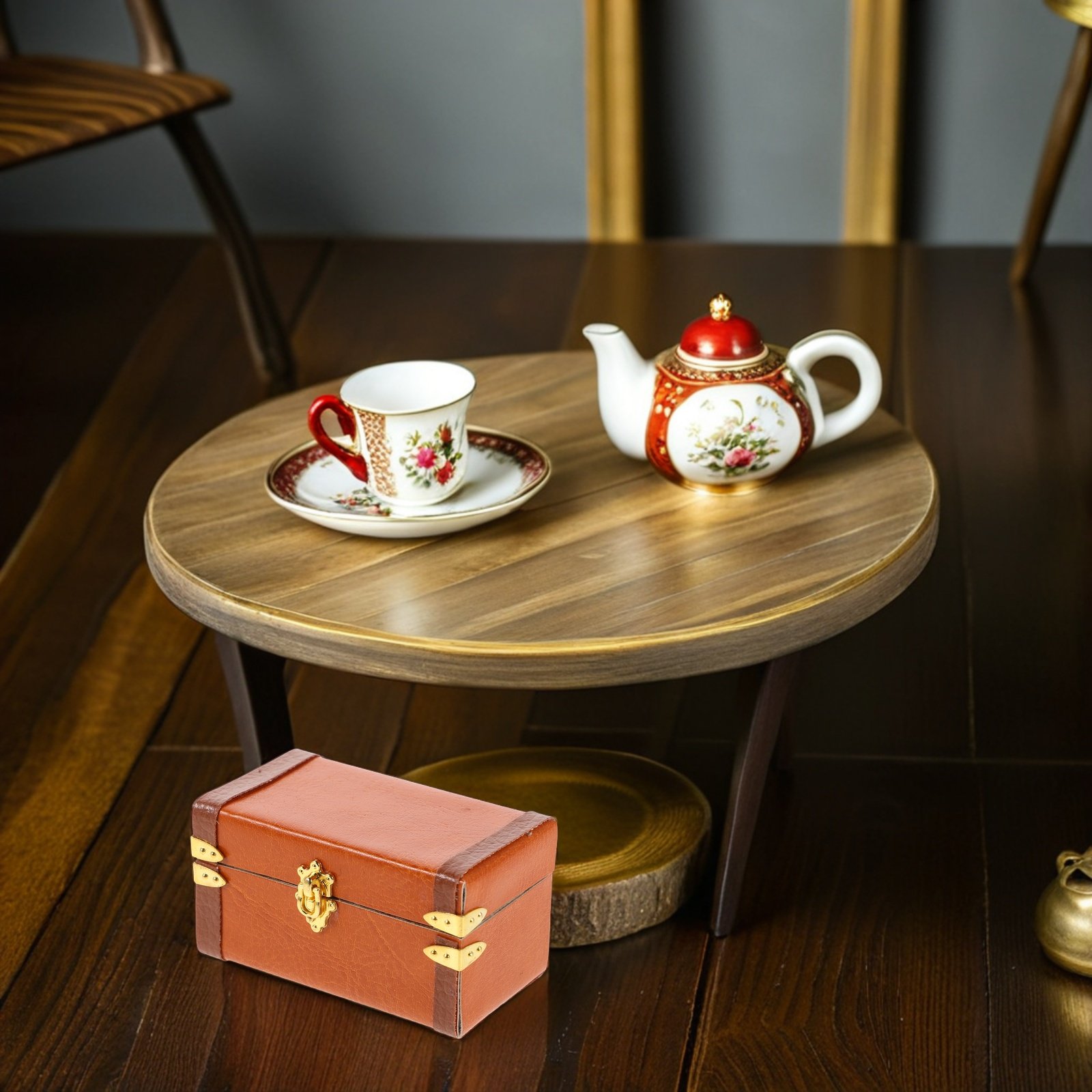 Maleta de viaje retro en minia - Retro Vintage Trunk Suitcase reseña y precio