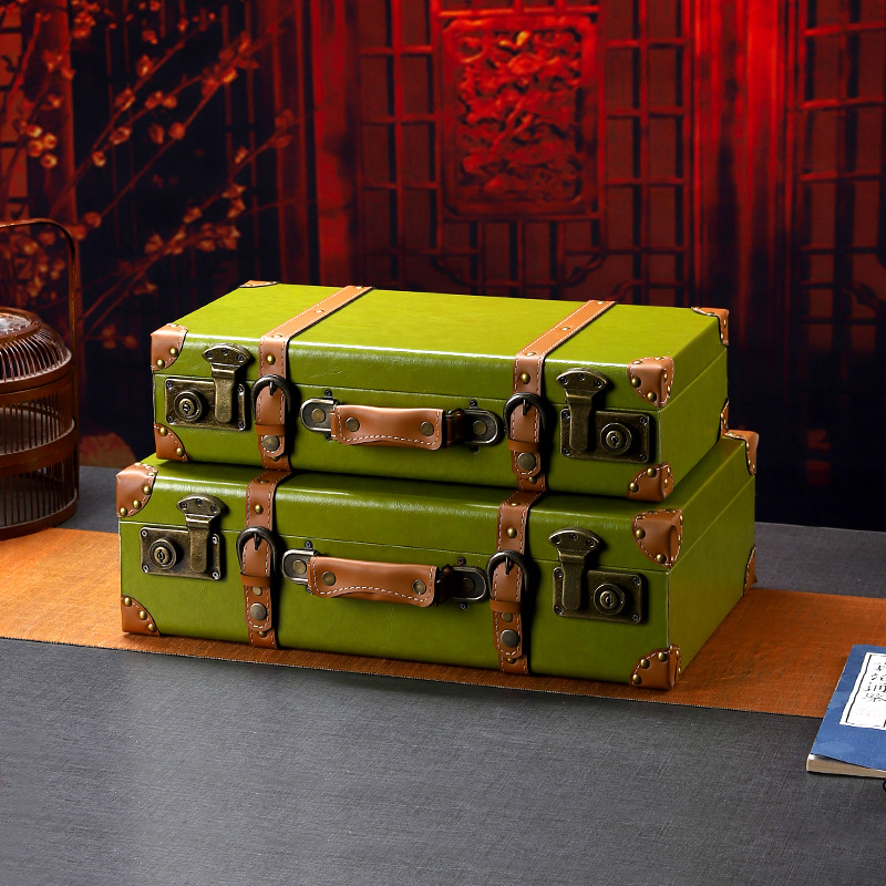 Maleta de madera vintage Caja  - Retro Vintage Trunk Suitcase reseña y precio
