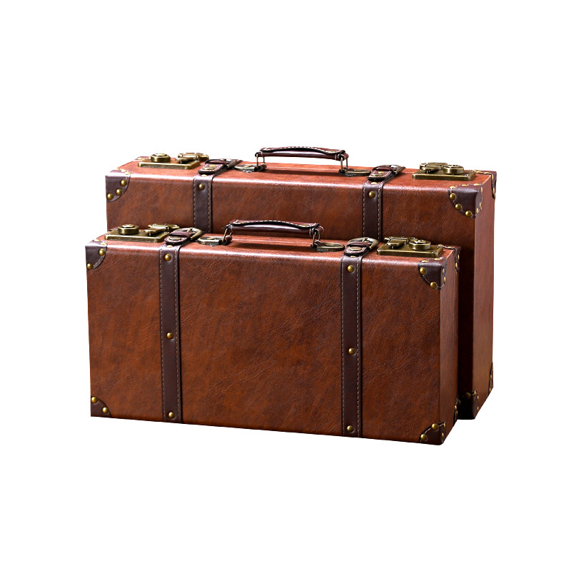 Maleta de madera vintage Caja  - Retro Vintage Trunk Suitcase reseña y precio