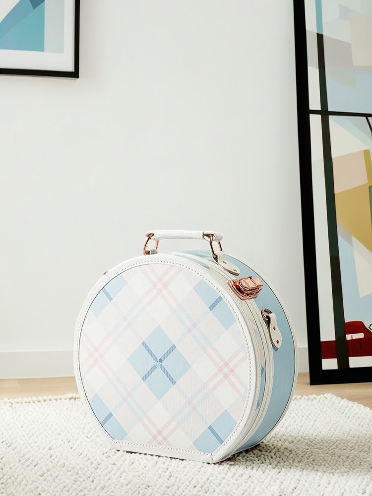 Maleta de mano de cuero retro  - Retro Vintage Trunk Suitcase reseña y precio