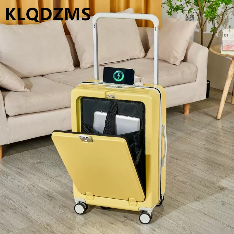 KLQDZMS Maleta de alta calidad - Front Opening Laptop Luggage 24 Inch reseña y precio